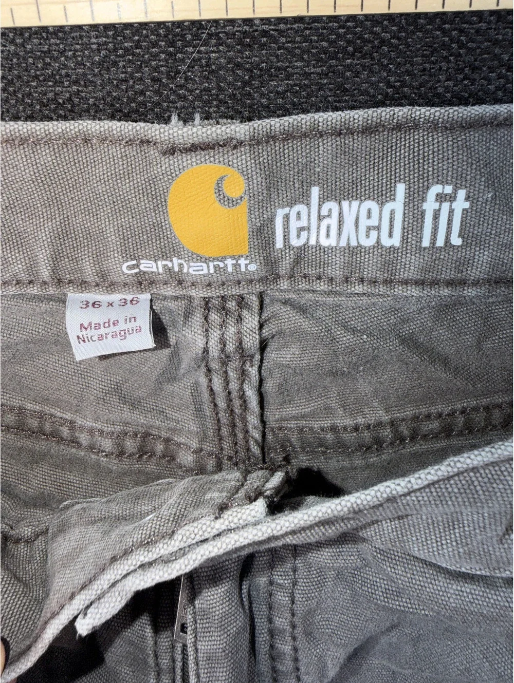 Carhartt Relaxed Fit Men's Pants Size 36x36 Brown Workwear
